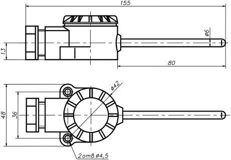 Термометры технические из меди ТМТ-4
