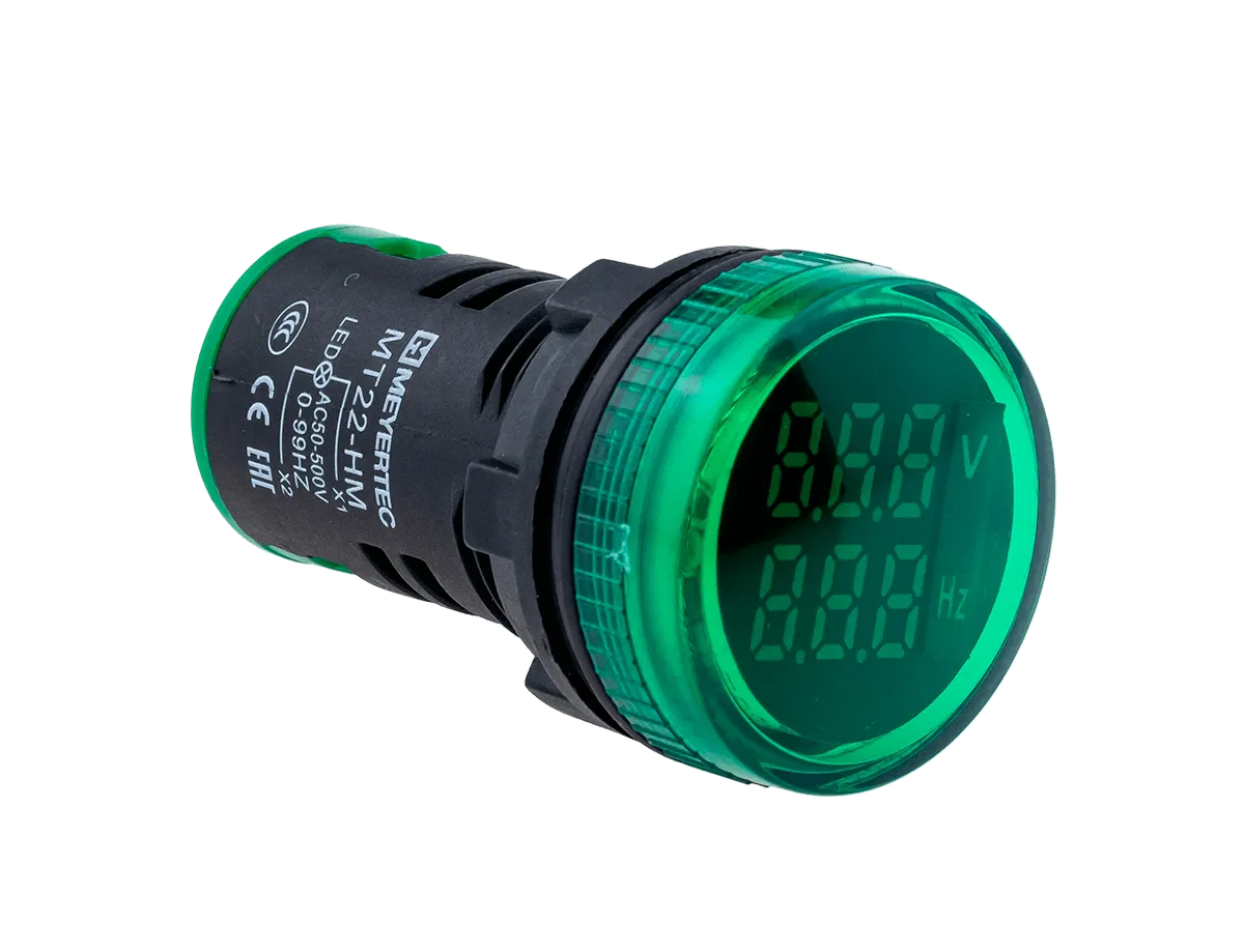Индикатор напряжения и частоты, зеленый