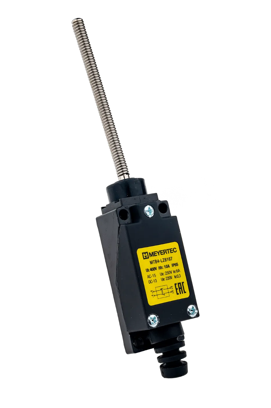 Выключатель концевой, IP65, пружинный на отклонение