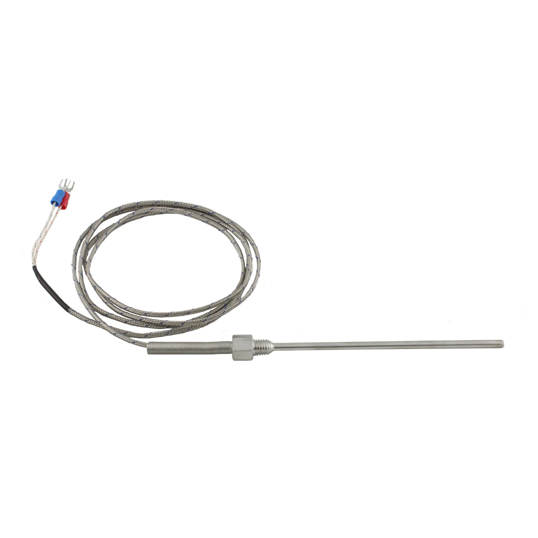 INNOCONT Датчик температуры с кабелем, исполнение N, спай CA, раб. часть: диаметр 4,8мм длина 150мм, резьба М10x1,5, длина кабеля 1.5м TS-W-N-CA-4,8-150-1,5-M10x1,5