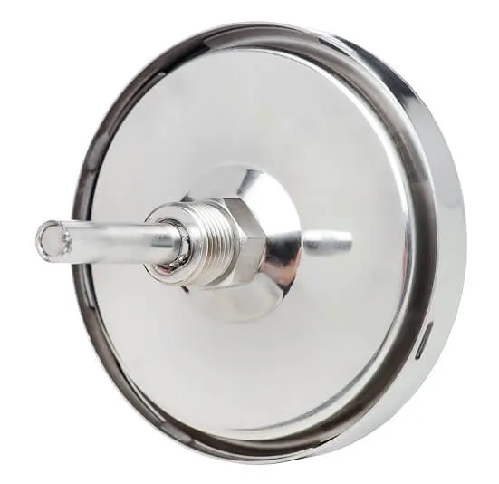 Термометры биметаллические коррозионностойкие ТБф-221 с возможностью гидрозаполнения (Диаметр: 80 мм, 100 мм, 160 мм)