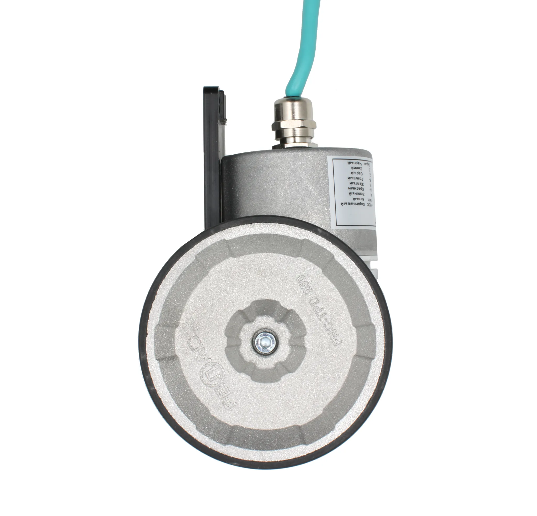 INNOCONT Инкрементальный энкодер с мерным колесом L=250мм, 1 имп/мм, 5…30VDC, IP65, -20…+85C, кабель 2м ENC TPD 251