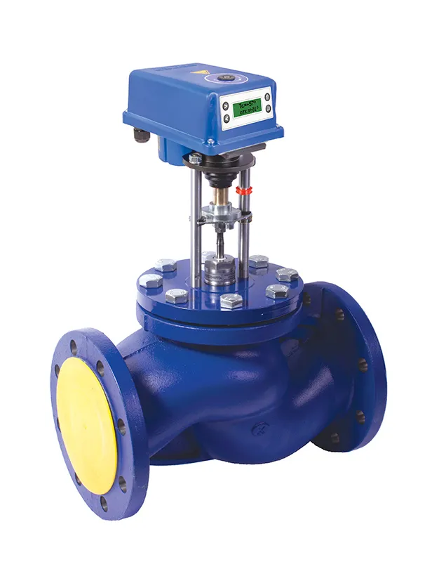 Клапан-регулятор температуры для отопления и ГВС с ЭИМ ВЭП-2ХХ