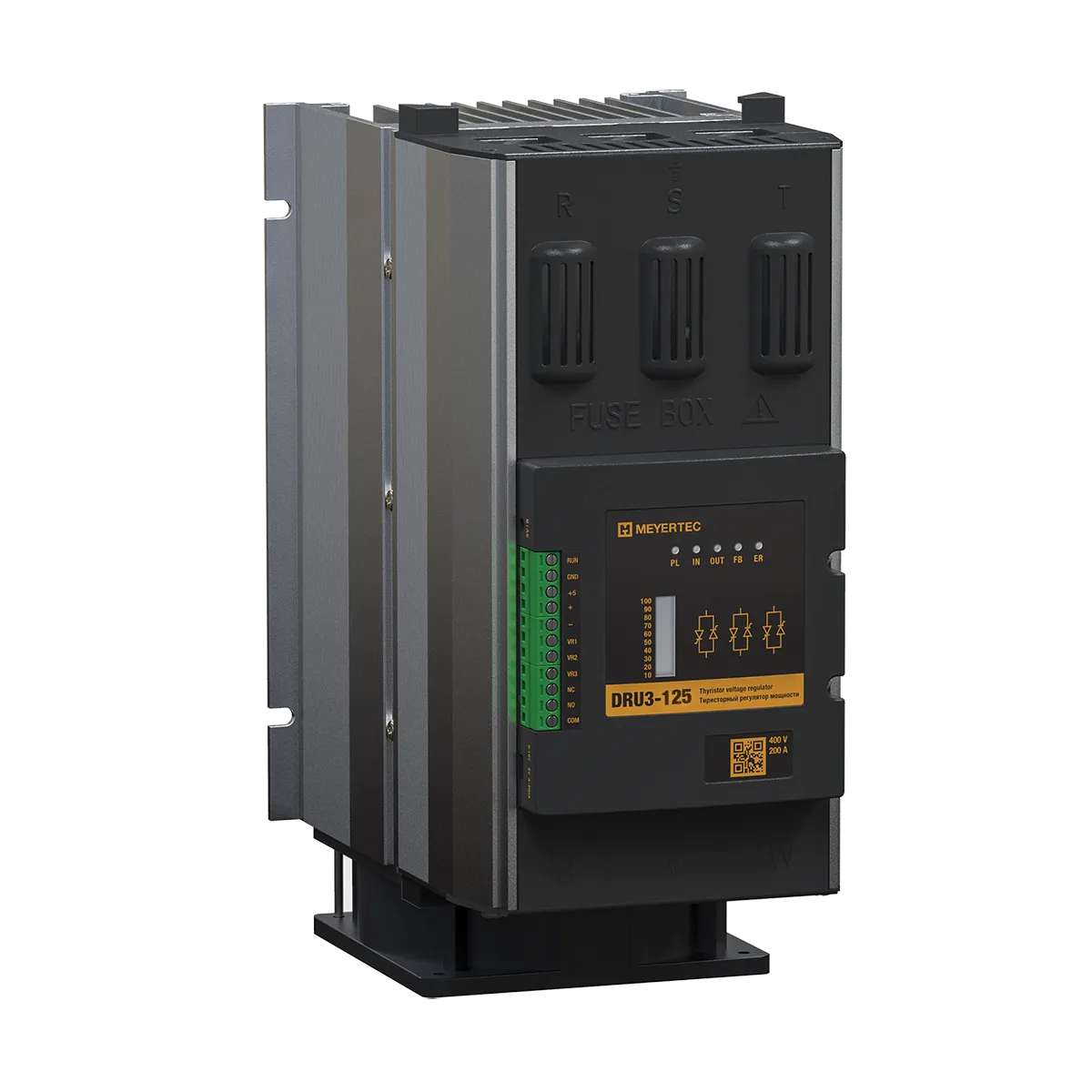 Трехфазный регулятор мощности, максимальный ток 125А, номинальный ток 80 А