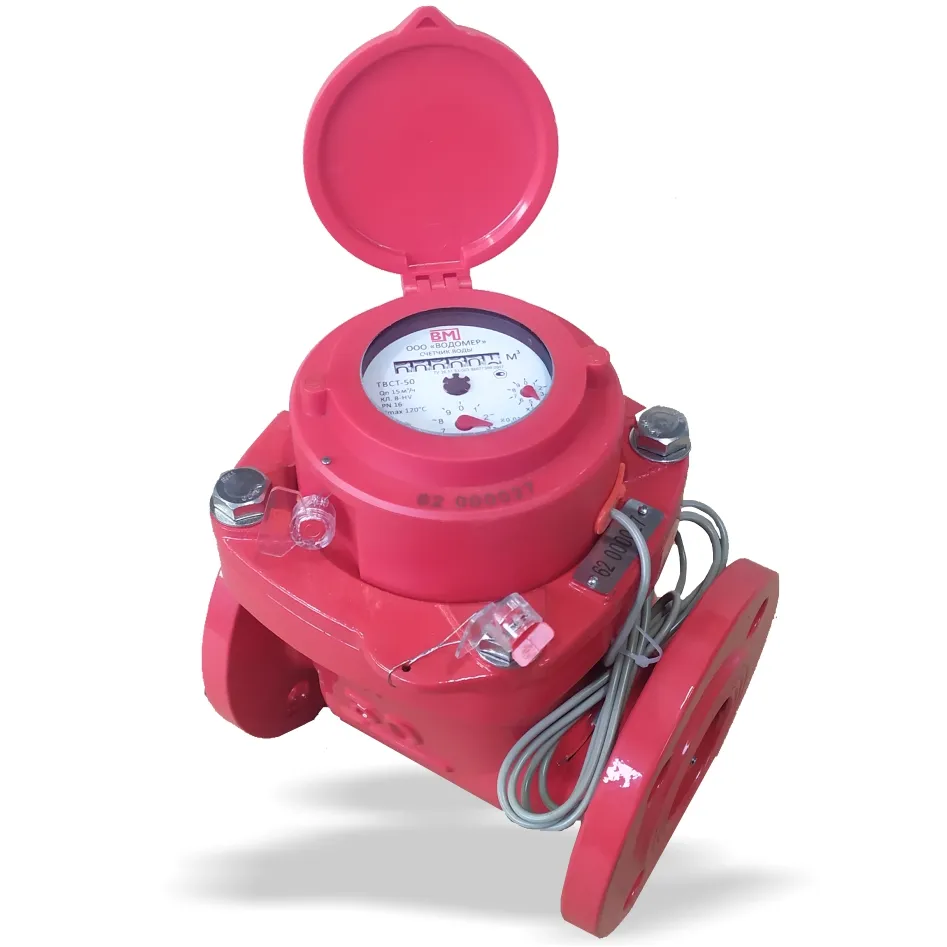 ТВСТ-100 IP 68 счетчик горячей воды турбинный с импульсным выходом