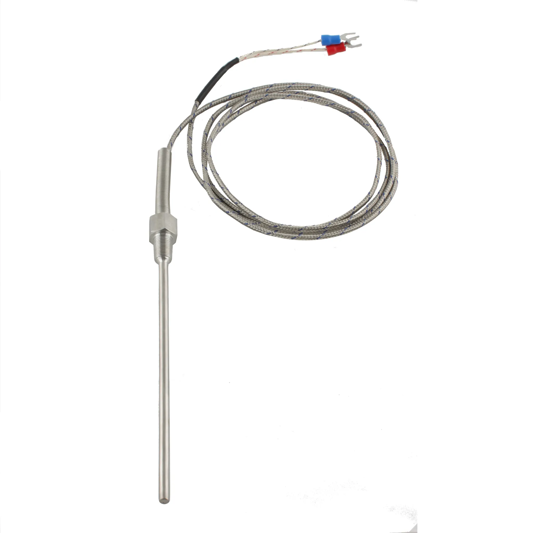INNOCONT Датчик температуры с кабелем, диаметр 4,8мм длина 150мм, резьба 1/8", длина кабеля 1.5м TS-W-N-CA-4,8-150-1,5-1.8 исполнение N, спай CA, раб.часть TS-W-N-CA-4,8-150-1,5-1/8