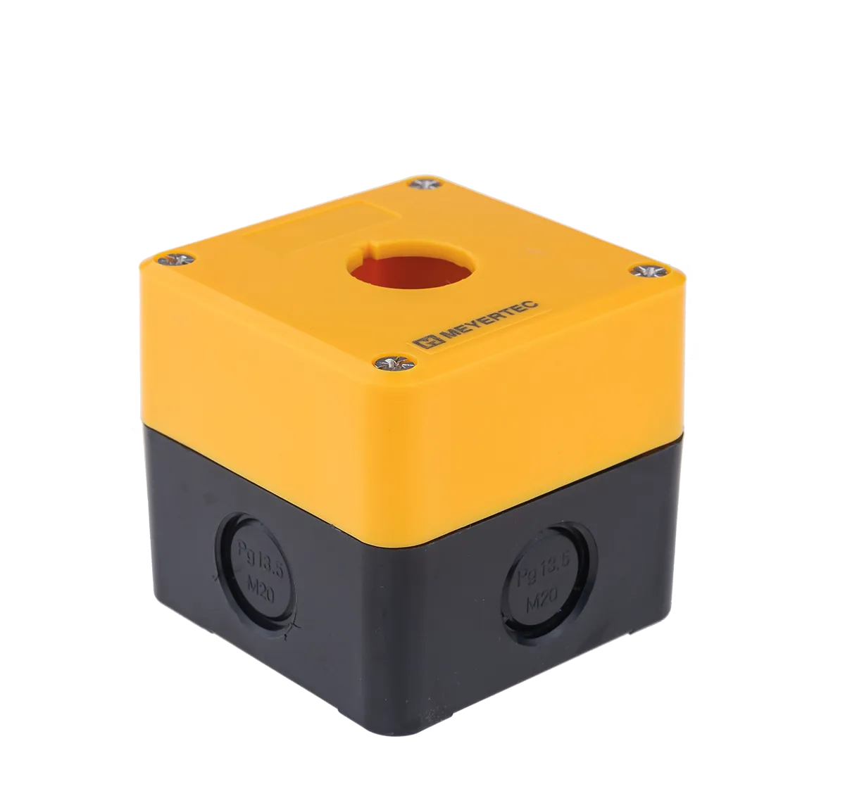 Корпус пластиковый, 1 место, желтый