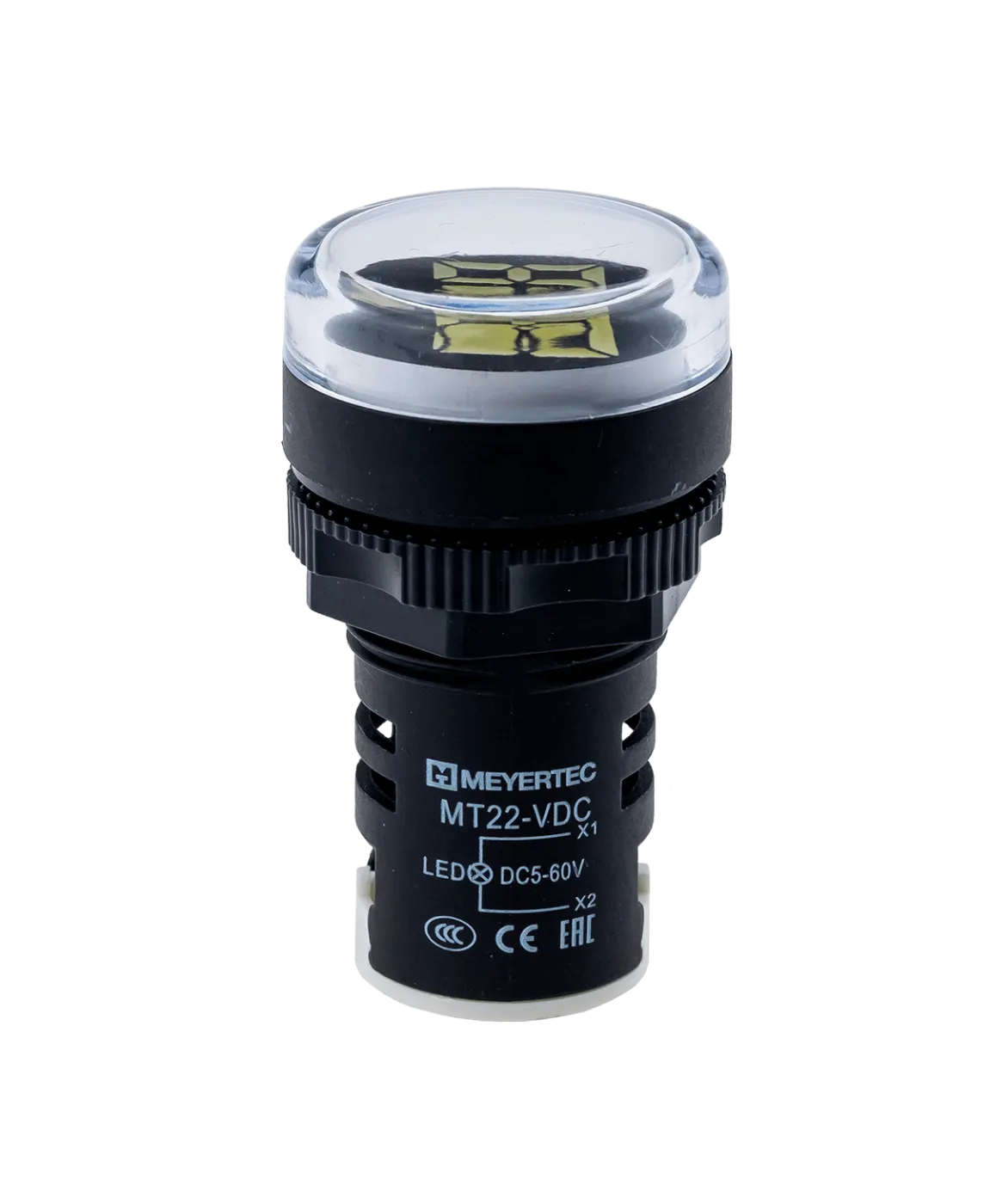 Индикатор напряжения, 5-60V DC, белый