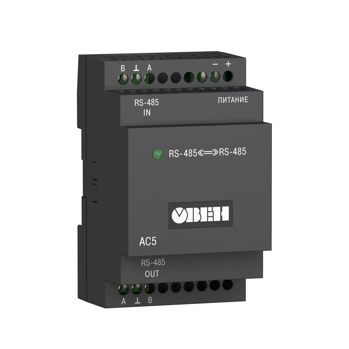 АС5 повторитель интерфейса RS-485 c гальванической изоляцией