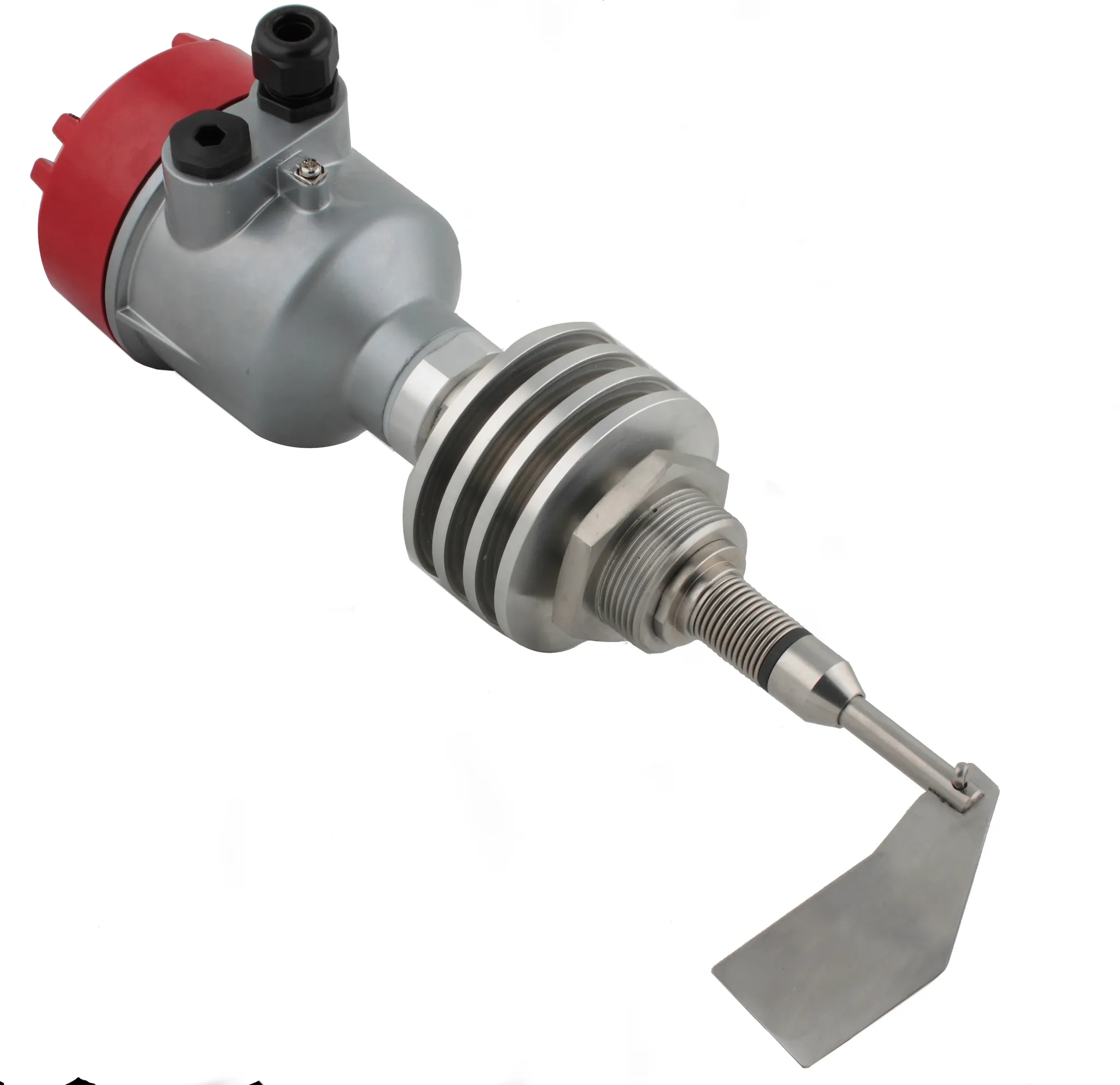 Механический ротационный датчик предельного уровня сыпучих материалов в алюм. корпусе, -40 +600 С, Рmax=0.8 bar, 220 VAC, IP65, лопасть 40х98 мм, нерж. сталь, скорость вращения 1 об/мин, соединение- резьба 1 1/2", нерж. сталь, трубное удлинение 500 мм, не