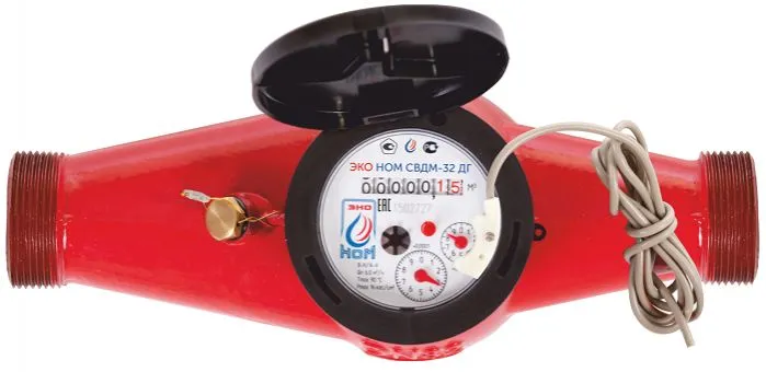 Счетчик воды ЭКО НОМ СВ ДМ-32 ДГ универсальный + КМЧ