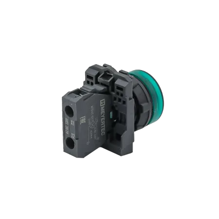 Лампа сигнальная зеленая, 220V AС/DC, IP65, пластик