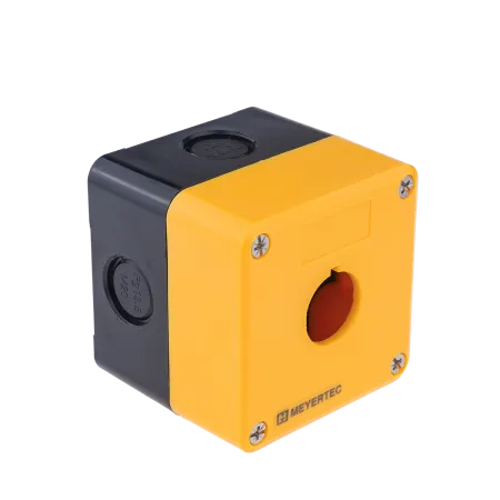 Корпус пластиковый, 1 место, желтый